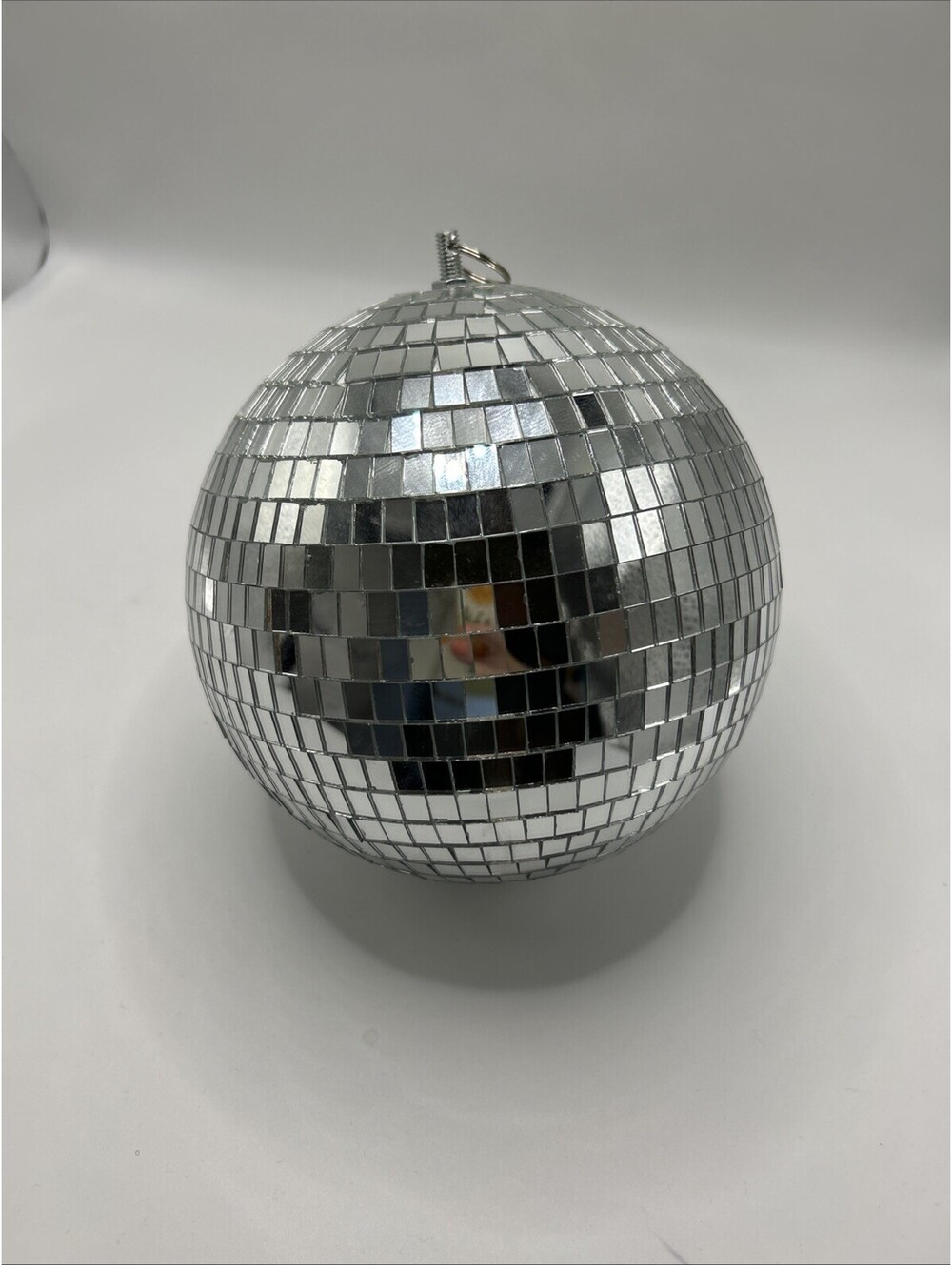 Mirrored Disco Ball Large Hanging Party Decor Retro 70s Dance Club Silver